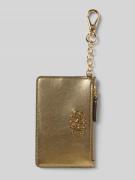 Portemonnee van schapenleer met karabijnsluiting