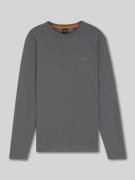 Regular fit shirt met lange mouwen en wafelstructuur, model 'TEMPESTO'