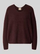 Gebreide pullover van wolmix, model 'THORA'