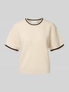 Regular fit gebreid shirt met wol, model 'MAWINA'