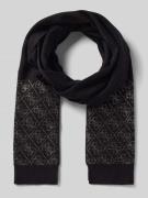 Sjaal van viscosemix met siersteentjes, model 'NORA'