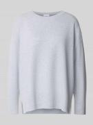 Gebreide pullover van viscosemix met ronde hals