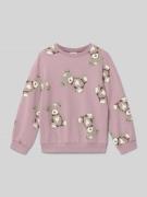 Regular fit sweatshirt van katoenmix