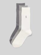 Sokken met labelstitching in een set van 3 paar