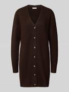 Relaxed fit cardigan met wol