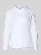 Regular fit blouse met V-hals