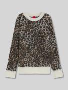 Loose fit gebreide pullover met alpaca, model 'SERATU'