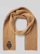 Sjaal met labeldetail