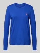 Shirt met lange mouwen en labelstitching