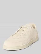 Sneakers van leer met vetersluiting, model 'VERT 1'