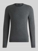 Relaxed fit gebreide pullover van puur kasjmier, model 'EMIGLIORE'