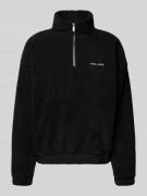 Fleecepullover met schipperskraag, model 'PUKA'