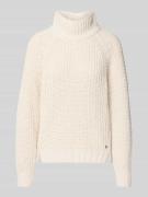 Gebreide pullover met ribboorden