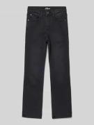 Flared jeans van katoenmix, model 'BEVERLY'