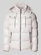 Gewatteerd jack met capuchon