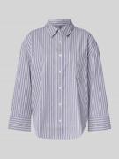 Regular fit overhemdblouse van puur katoen