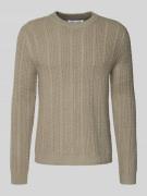 Gebreide pullover met kasjmier, model 'CASSIUS'