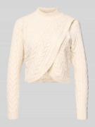 Regular fit pullover in gebreide look