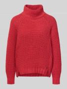 Gebreide pullover met ribboorden