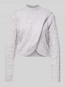 Regular fit pullover in gebreide look