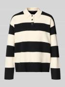 Regular fit gebreide pullover van viscosemix, model 'SABA'