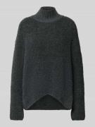 Regular fit gebreide pullover van een mix van wol en alpaca