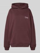 Oversized hoodie met kangoeroezak, model 'Plum'