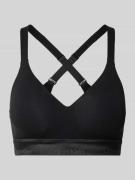 Bralette met elastische band met logo