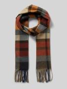 Sjaal met tunnelkoord als sluitingen