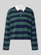 Shirt met lange mouwen met polokraag