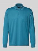 Poloshirt met labelstitching