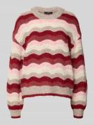 Relaxed fit gebreide pullover met wol, model 'DOJA'