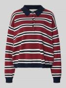 Oversized shirt met lange mouwen met polokraag, model 'paige'