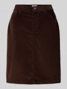 Uitlopende minirok met katoen