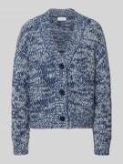 Relaxed fit cardigan in two-tone-stijl met alpaca