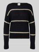 Gebreide pullover met labeldetail, model 'LISA'
