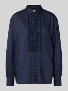 Overhemdblouse met blinde knoopsluiting, model 'DANA'