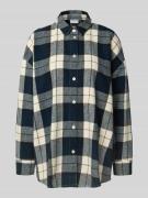 Relaxed fit overhemdblouse met manchetten