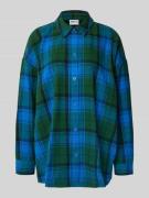 Relaxed fit overhemdblouse met manchetten