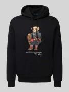 Hoodie met motiefprint