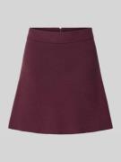 Uitlopende minirok van viscosemix, model 'SABA'
