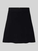 Uitlopende minirok van viscosemix, model 'SABA'
