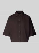 Regular fit overhemdblouse met 1/2-mouwen, model 'Freppy'