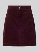 Licht uitlopende minirok van katoenmix