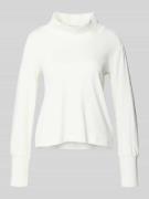 Gebreide pullover met opstaande kraag