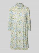 Babydoll-jurk in A-lijn van chiffon met voering van viscose