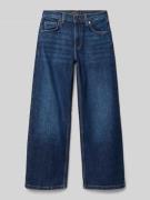 Low waist jeans in used-look