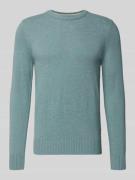 Regular fit gebreide pullover van wolmix