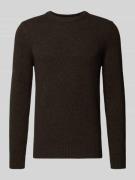 Regular fit gebreide pullover van wolmix
