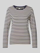 Shirt met lange mouwen en ronde hals, model 'CARINA'